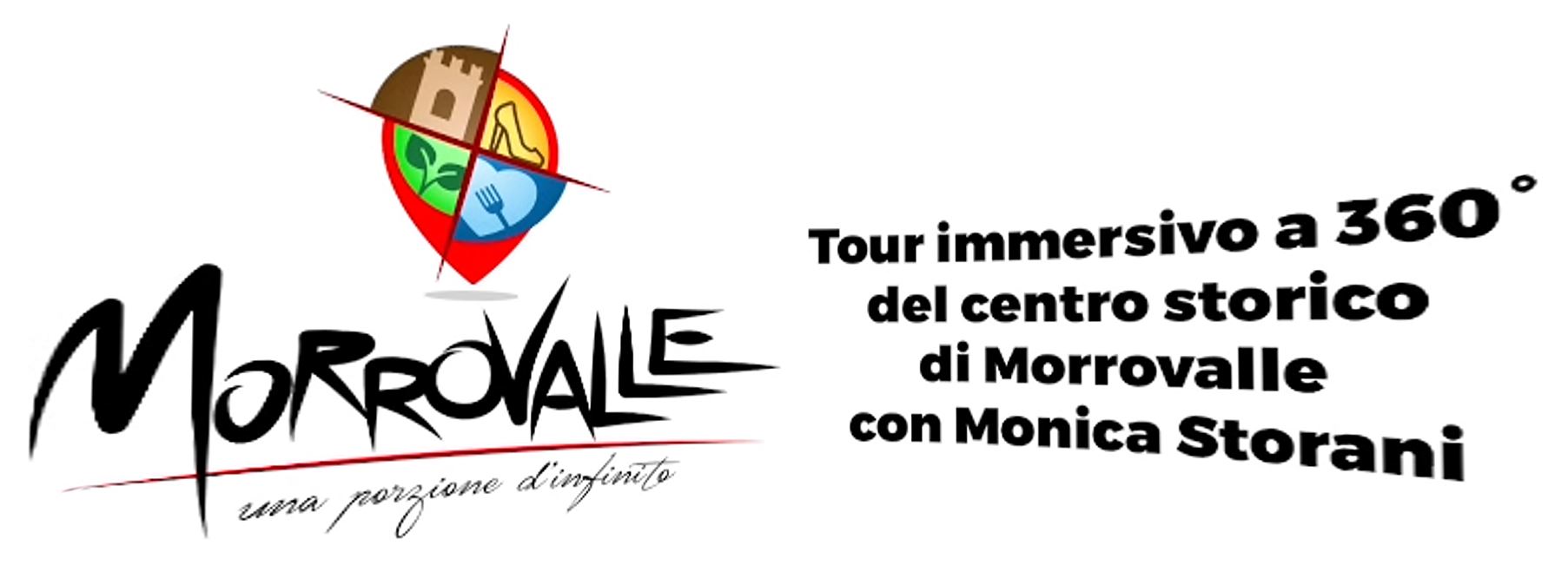 logo comune di morrovalle una porzione d'infinito - tour immersivo 360 del centro storico di morrovalle con monica storani
